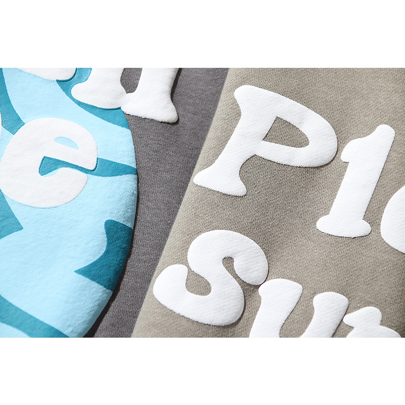 Áo Hoodie In Chữ Ba Chiều Phong Cách Retro Cho Cặp Đôi