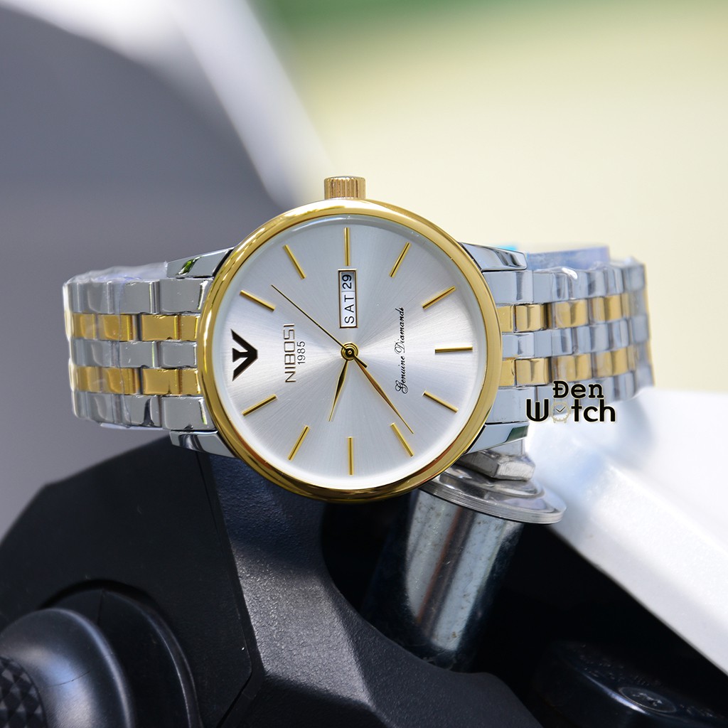 (TẶNG VÒNG TAY) Đồng Hồ Nam NIBOSI 2332 chính hãng, dây kim loại không gỉ, thép đúc đặc, FULLBOX | BigBuy360 - bigbuy360.vn