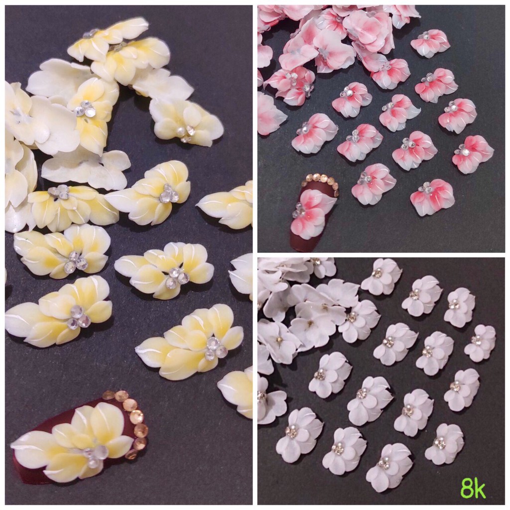 Hoa Cúc Góc Vẽ Ôm Móng, Làm Nail (Giá 1 Bông)