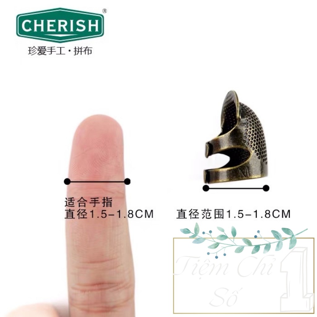 Đê Bảo Vệ Ngón Tay Bằng Đồng Cherish
