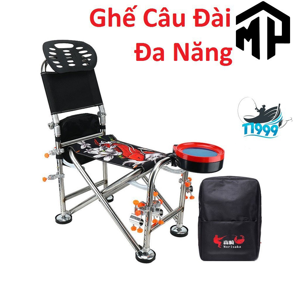 [SALE]  Ghế Câu Đài Cá Chép - ghế câu cá địa hình full phụ kiện , ghế câu đa năng - Top1VN