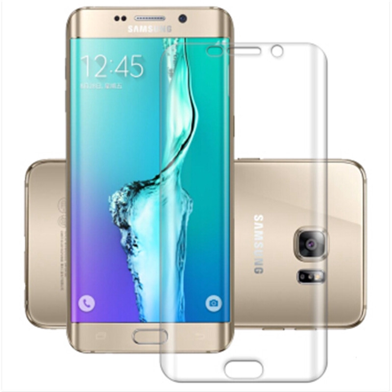 Ốp điện thoại trong suốt kèm 2 kính cường lực dành cho Samsung Galaxy S6/S7 Edge/S8/S9/S10 Plus/Note 8/9