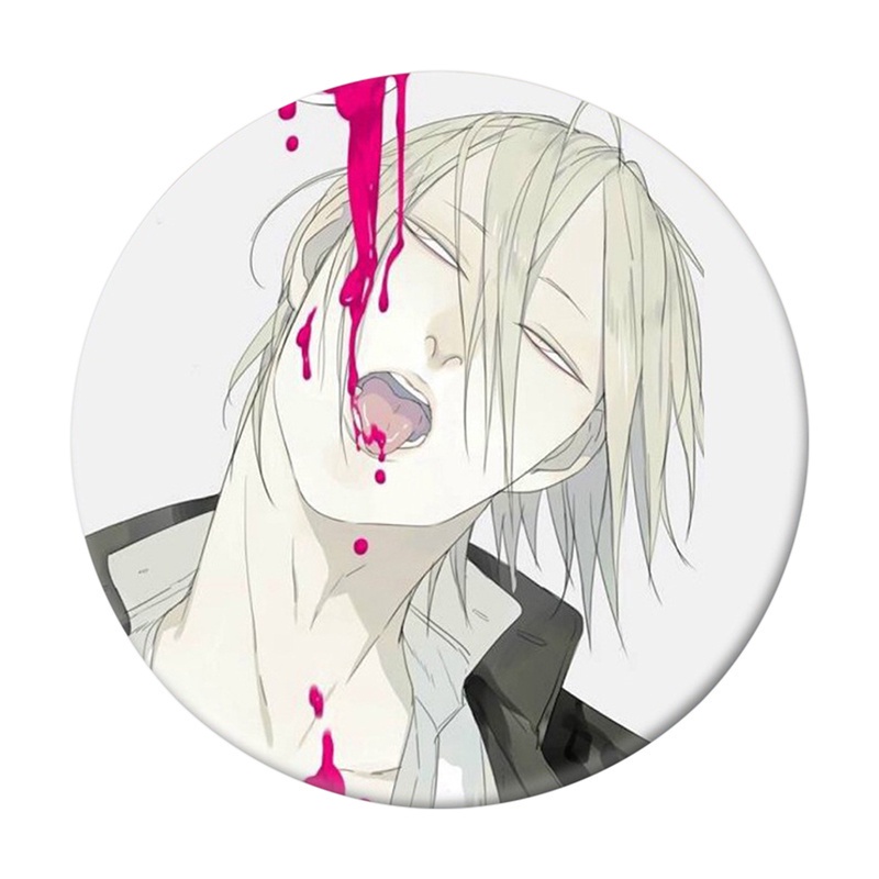 1 huy hiệu anime I9 Day Hetian Moguanshan 58mm 19 ngày