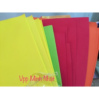 Sét 10 tờ giấy xốp màu (1 li / 2li)