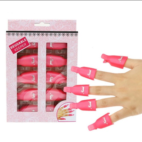 Kẹp tay ủ móng gel (10 cái/25k,)
