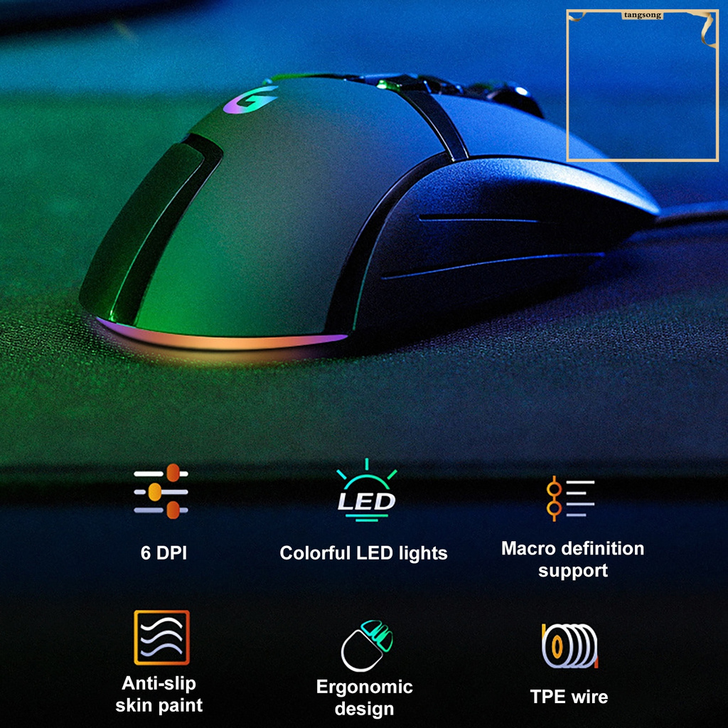 Chuột Gaming Có Dây Ts_G502 Rgb 7200dpi 8 Nút Bấm