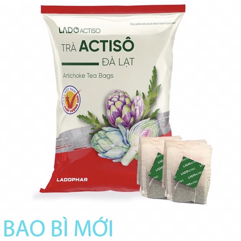 Gói Trà túi lọc Actiso Đà Lạt - (Dạng gói 100 túi lọc mỗi túi 2g)