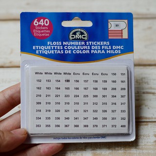 Hộp 640 nhãn dán mã chỉ dmc chính hãng