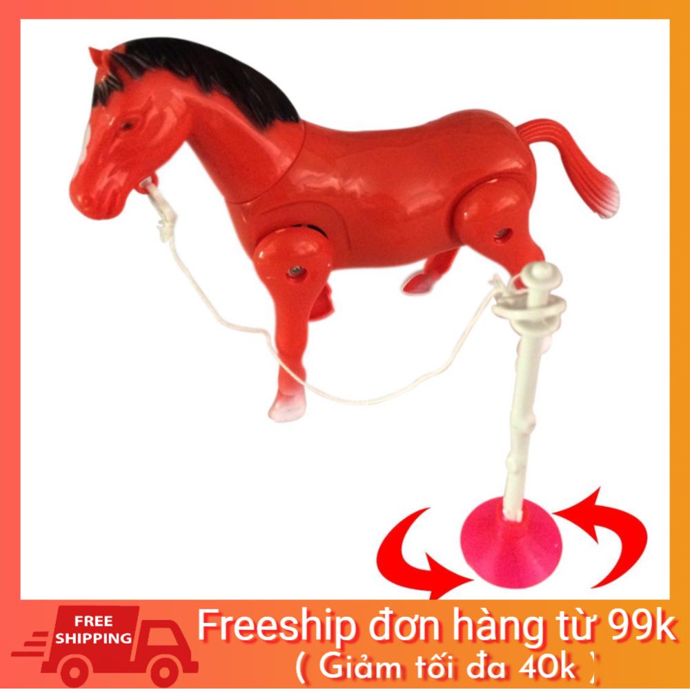 Đồ chơi ngựa chạy pin có nhạc Youngcityshop