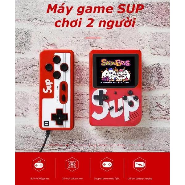 (NHẬP TIPH2K GIẢM NGAY 2K)Máy chơi game 4 nút cầm tay 400 trò chơi sup game box 400 in 1 Plus một và hai người chơi