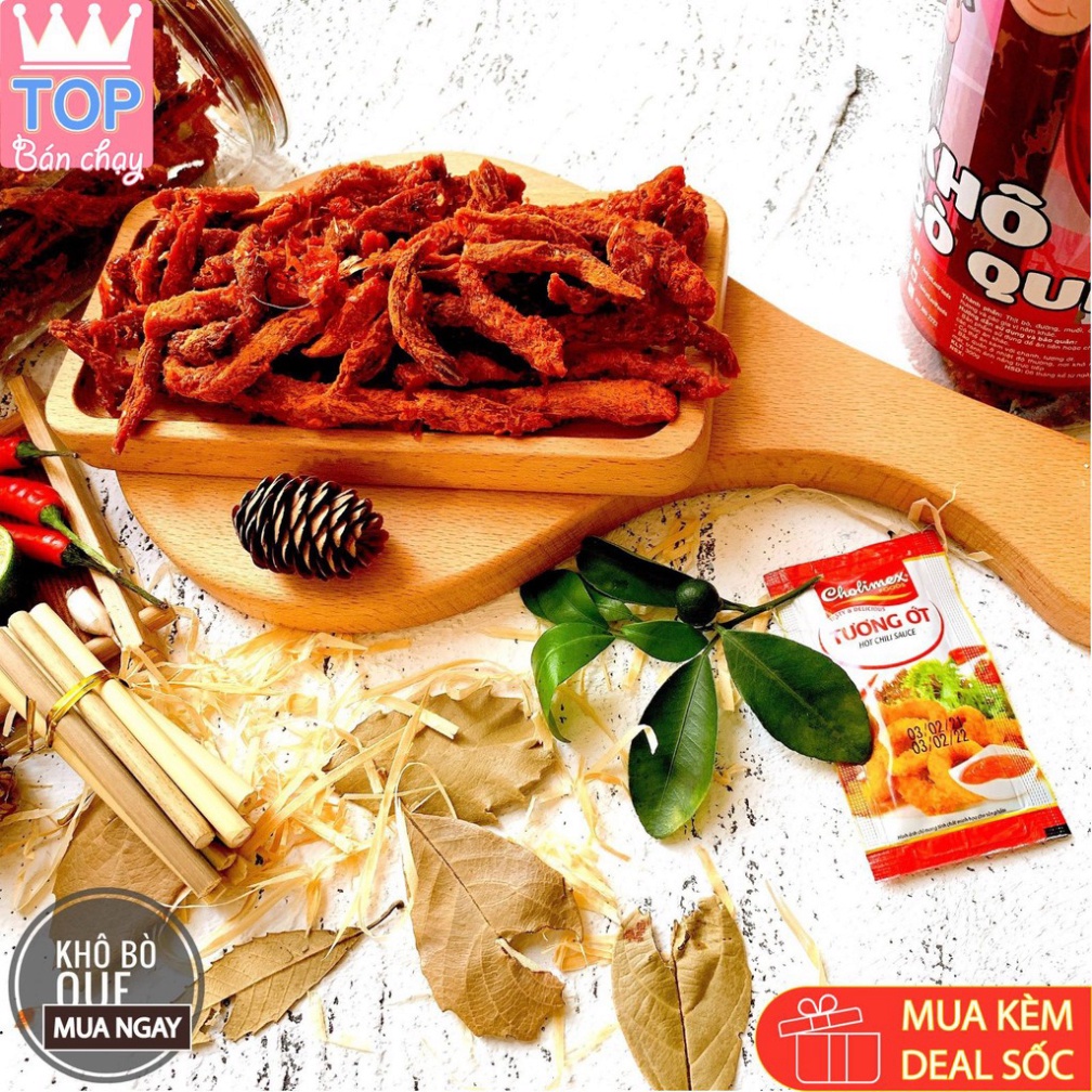 Khô Bò❤️FreeShip❤️đồ ăn vặt,Khô bò miếng,dạng sợi,dạng viên,bò lá chanh,Date mới thơm ngon-200-300G