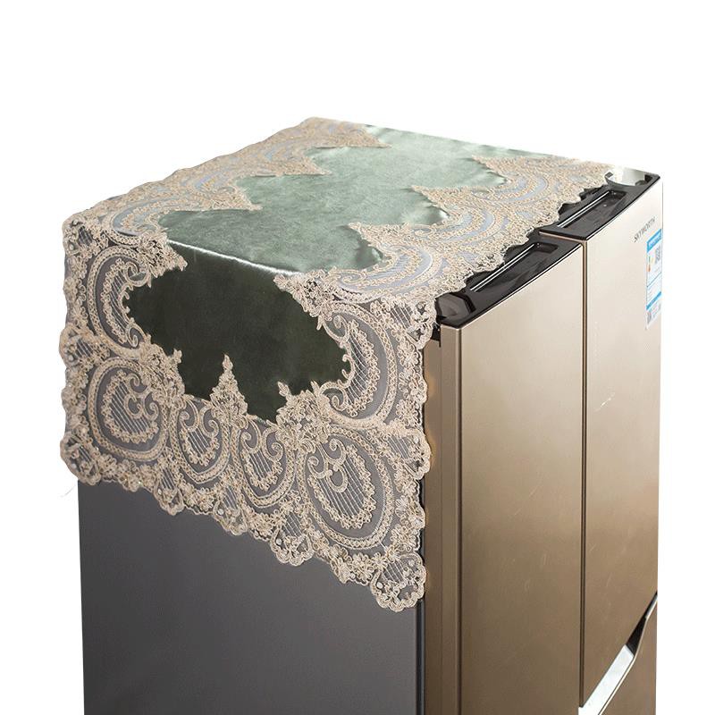 Tấm Vải Ren Phủ Máy Giặt / Tủ Lạnh Chống Bụi Phong Cách Châu Âu Ốp