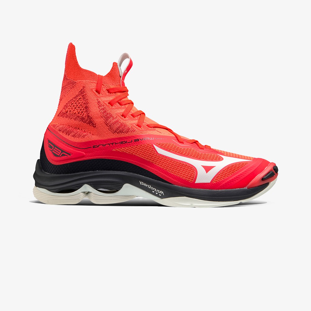 GIÀY BÓNG CHUYỀN MIZUNO WAVE LIGHTNING NEO (ĐỎ TRẮNG) - CHÍNH HÃNG