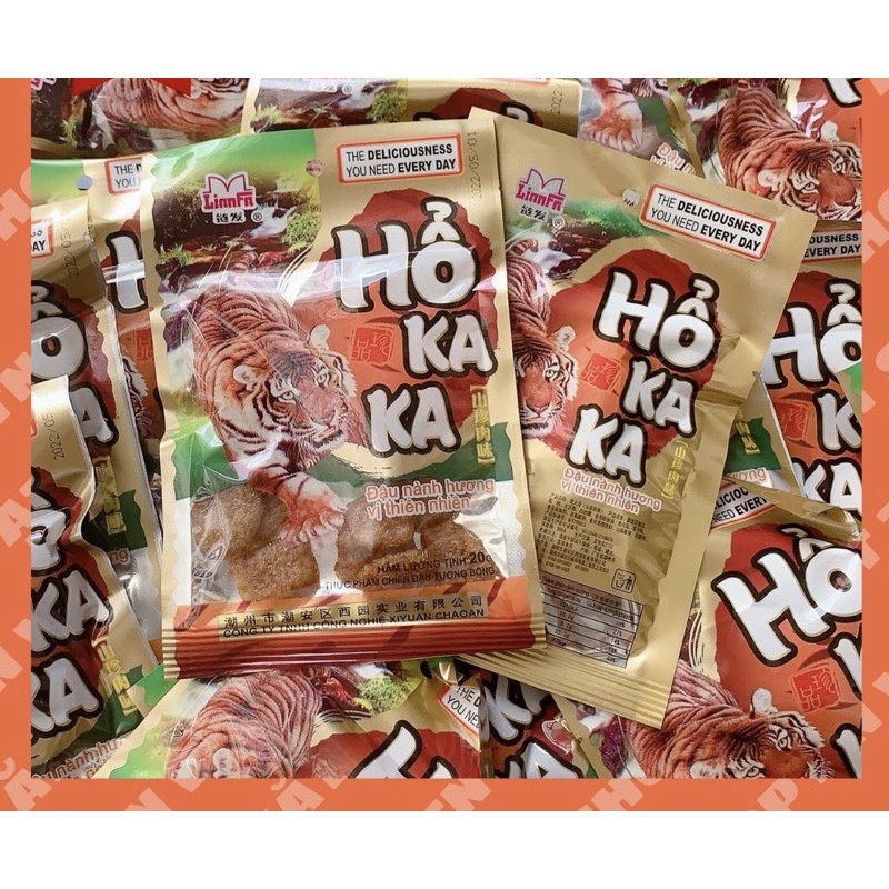 Combo 20 Gói Hổ Kaka Đồ Ăn Vặt Ngon Cay Giá rẻ Ăn Vặt Trở Về tuổi Thơ