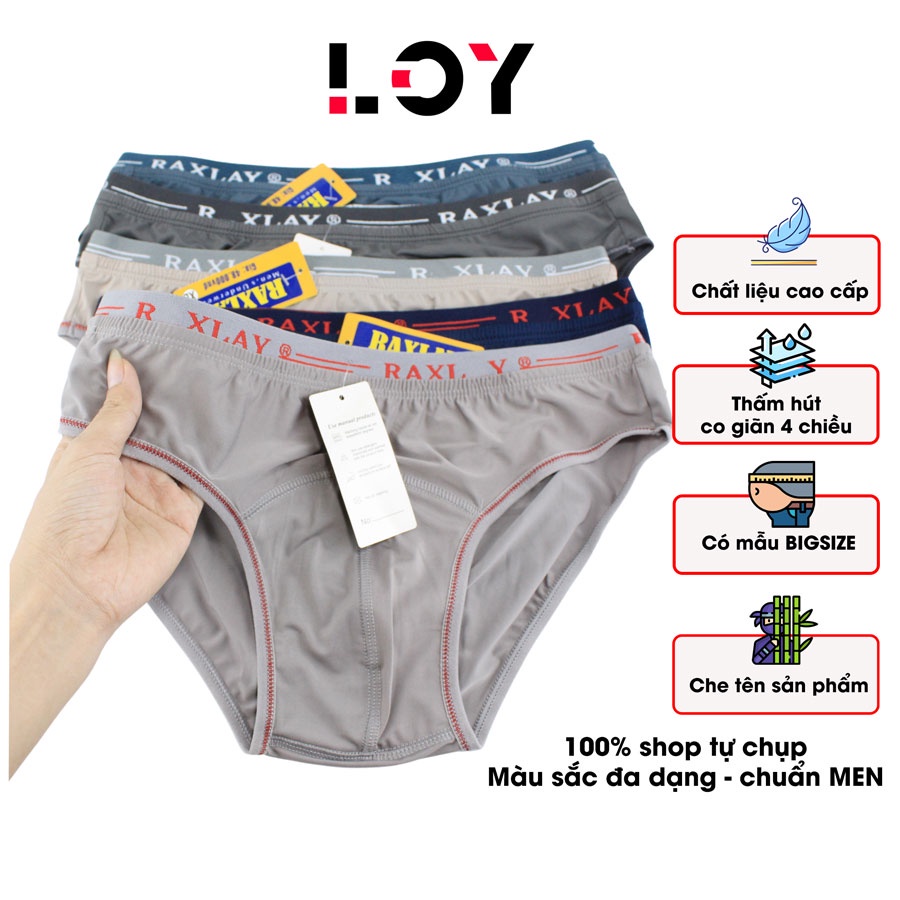 Quần Lót Nam Tam Giác,Quần Sịp Chéo Thun Lạnh Co Giản 4 Chiều Cao Cấp