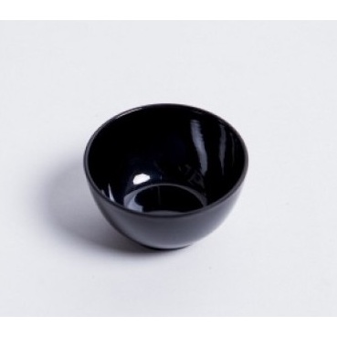 Chén bát nhựa ăn cơm Melamine đen bóng