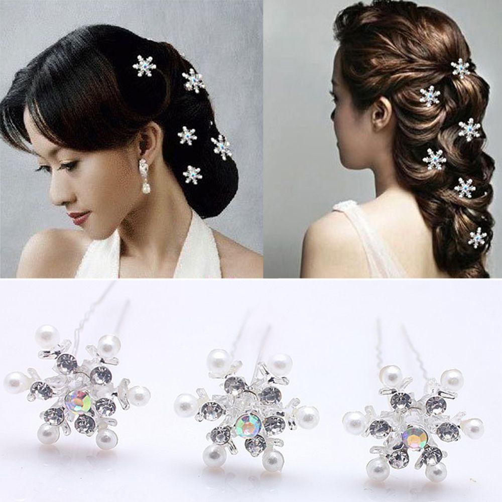 Trâm Cài Tóc Đính Đá Lấp Lánh Cho Cô Dâu