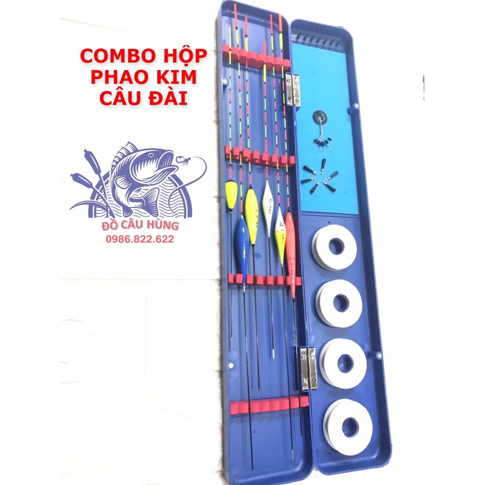 HỘP PHAO CÂU ĐÀI KÈM BỘ PHAO CÂU ĐÀI NHIỀU MÀU. BỘ COMBO HỘP PHAO KIM CÂU ĐÀI GIÁ RẺ.