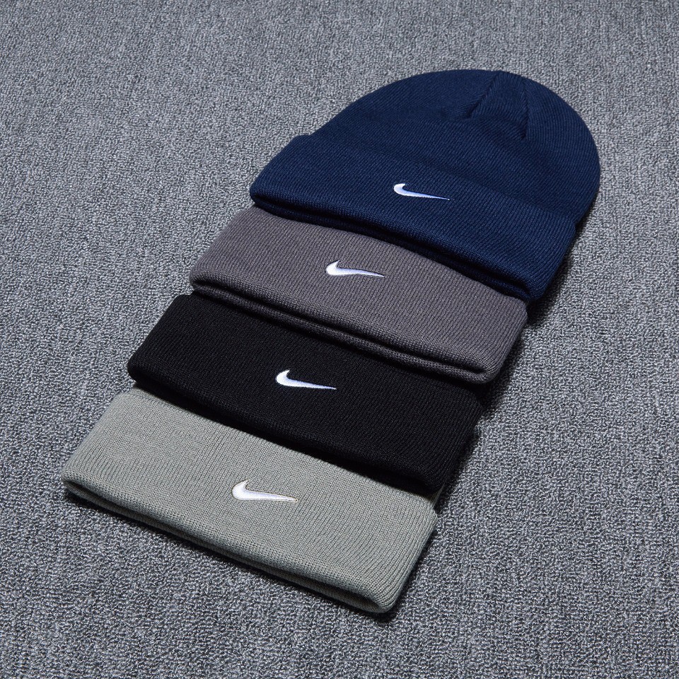 Nón len họa tiết Nike thời trang giữ ấm cho nam và nữ