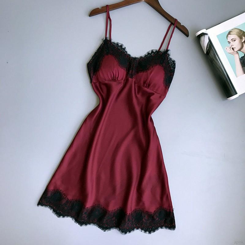 Đầm Ngủ Hai Dây Phối Ren Quyến Rũ Cho Nữ | BigBuy360 - bigbuy360.vn