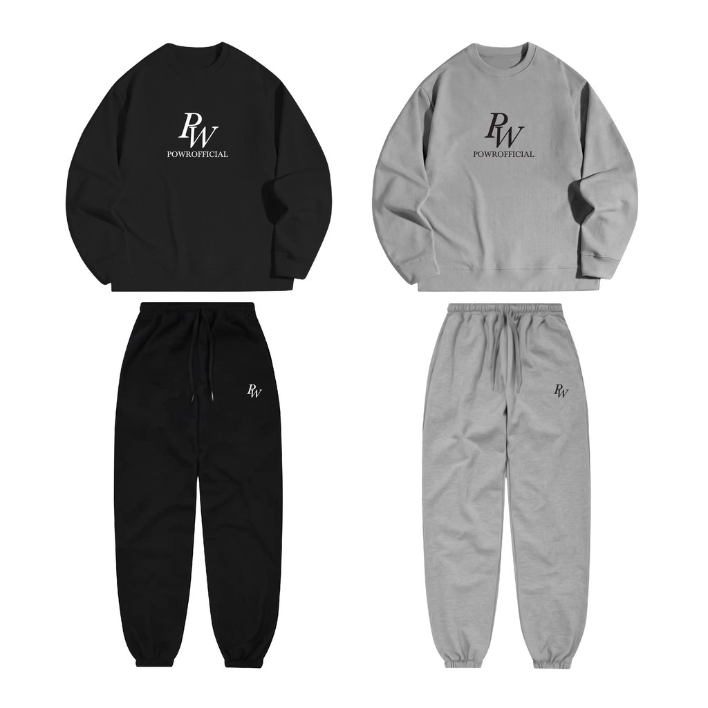 SET BỘ PW LOGO POWROFFICIAL - BLACK