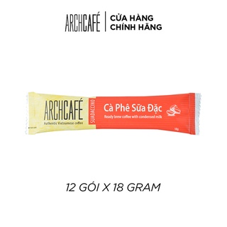 Cà Phê Sữa Đặc Archcafé (hộp 12 gói x 18g)