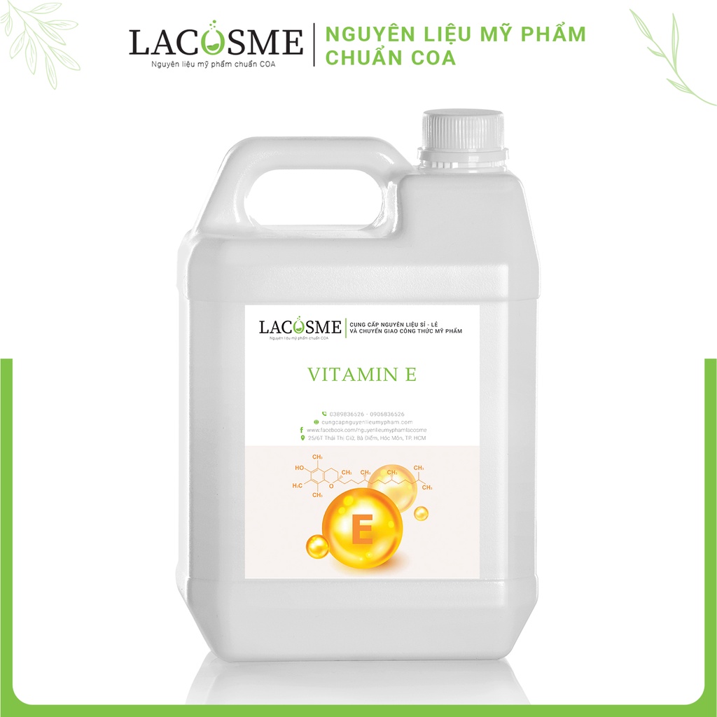 Vitamin E- Nguyên liệu mỹ phẩm Lacosme