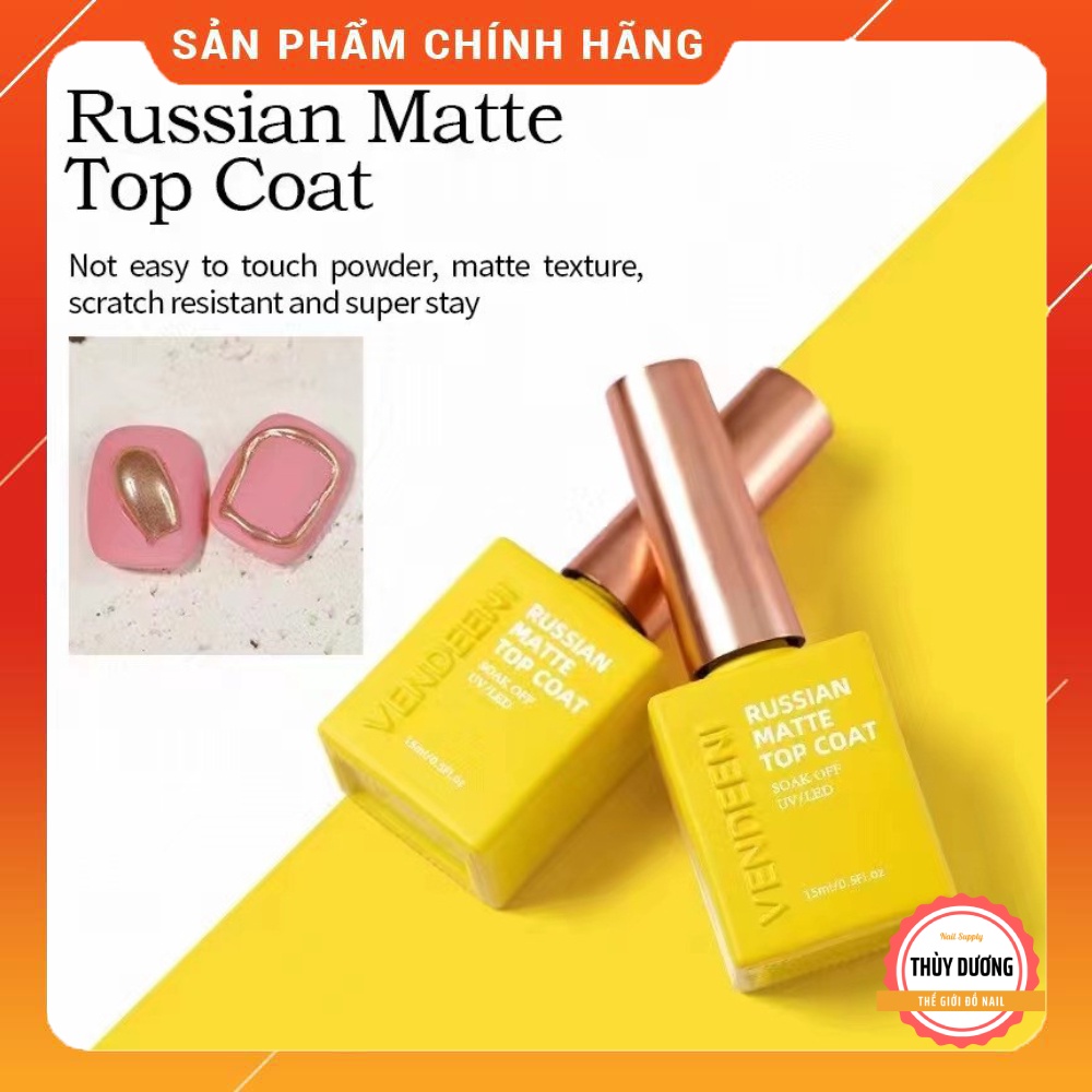 Top lì chống lem khi tráng gương Vendeeni chính hãng 15ml