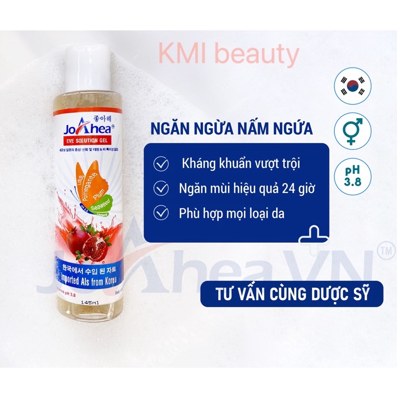 Dung dịch vệ sinh phụ nữ, gel vệ sinh phụ nữ, nam JOAHEA EVE SOLUTION GEL