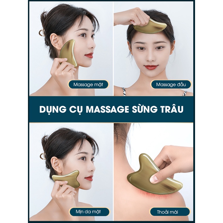 Cạo gió sừng đánh bay vết nhăn da mặt mà không cần dùng bất kỳ loại kem dưỡng nào