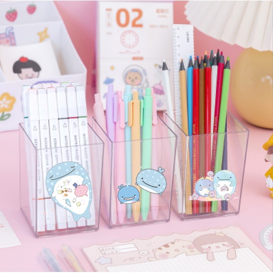 Cắm bút mica totoro CBMC3 doremon vô diện chuột vàng shin one piece sumikko jinbeisan kero CCS