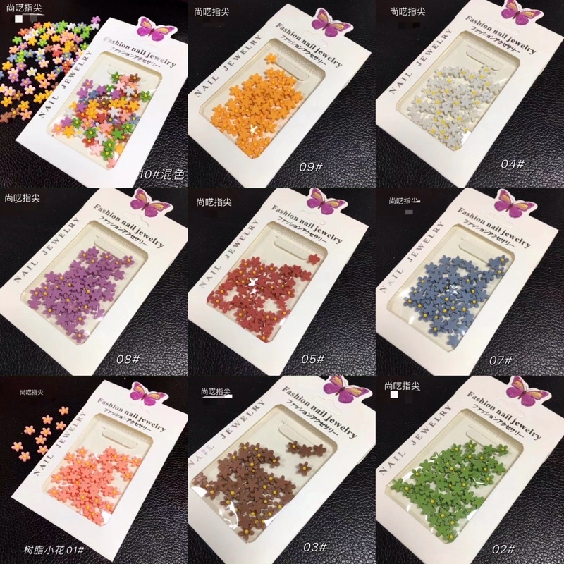 Charm hoa đính móng - phụ kiện nail - trang trí móng