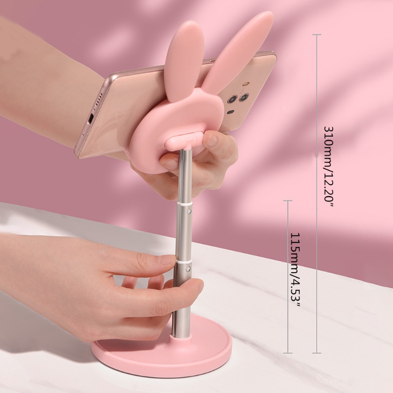 Giá Đỡ Nâng Và Hạ Dưới Tai Thỏ Dễ Thương Đa Năng Có Thể Điều Chỉnh