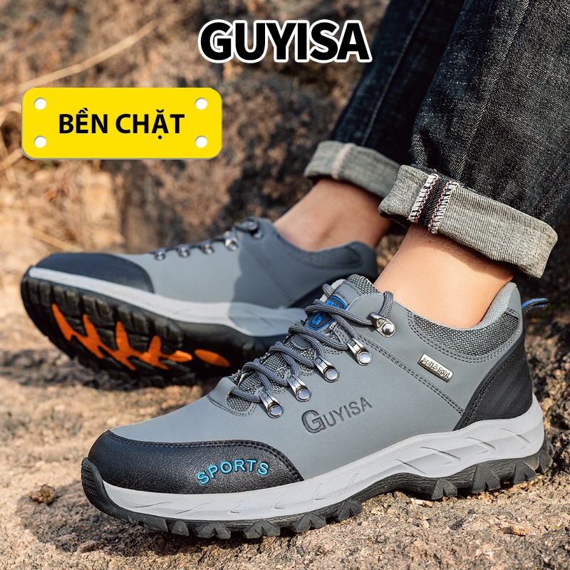 Giày bảo hộ lao động GUYISA mũi thép chống va chạm chống mòn thoải mái an toàn cho nam