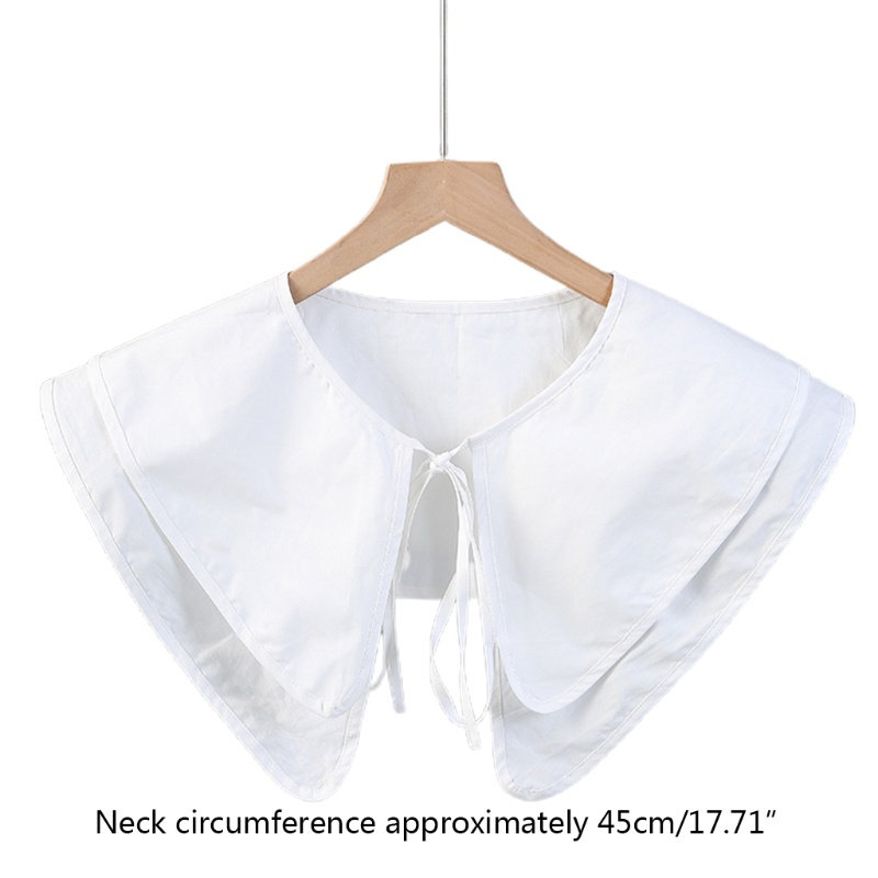 Cổ Áo Sơ Mi Giả Hai Lớp Có Thể Tháo Rời Thời Trang Cho Nữ