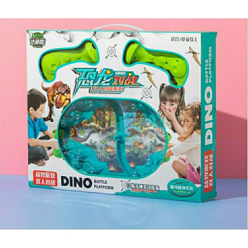 Khủng Long Đại Chiến DINO, Đồ Chơi Trẻ Em Tương Tác 2 Người, Bắn Khủng Long cho bé gái, bé trai