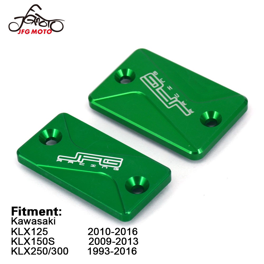 Nắp bình dầu phanh trước sau CNC cho Kawasaki KLX125 KLX150S KLX250 KLX300 phụ kiện xe máy