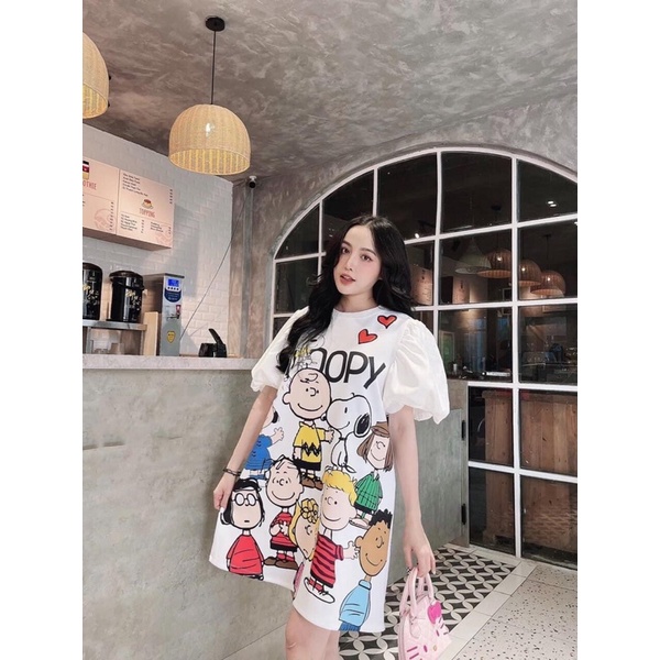 Đầm tay phồng hoạt hình 3D cực hot ,có ảnh thật hàng loại đẹp | BigBuy360 - bigbuy360.vn