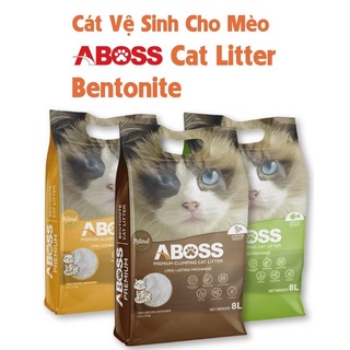 Cát Vệ Sinh Cho Mèo Cát Đất Sét Bentonite Aboss Túi 8L - Carote Pet Shop