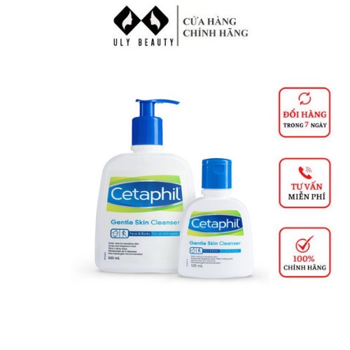 Sữa rửa mặt Cetaphil 🍁 Freeship 🍁 dịu nhẹ, ngừa mụn Cetaphil Gentle Skin Cleanser 500ml