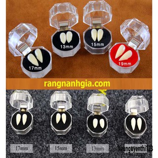 (có sẵn) Răng khểnh răng nanh giả hoá trang cao cấp 11nn,13mm,15mm,17mm,19mm keo dán răng nanh răng khểnh giả