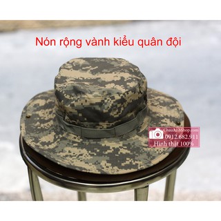 Nón vành màu acu