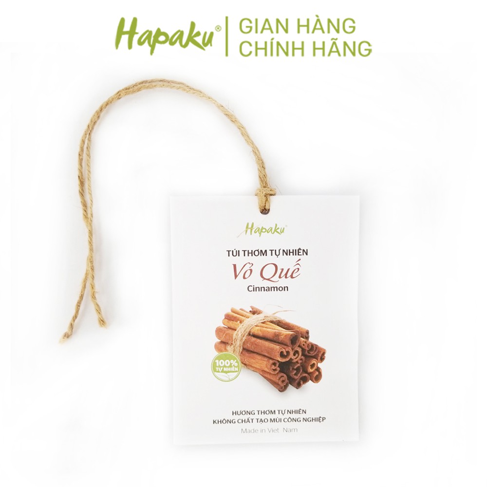 Túi Thơm Hương Quế Treo Tủ Quần Áo 100% Hương Tự Nhiên Hapaku