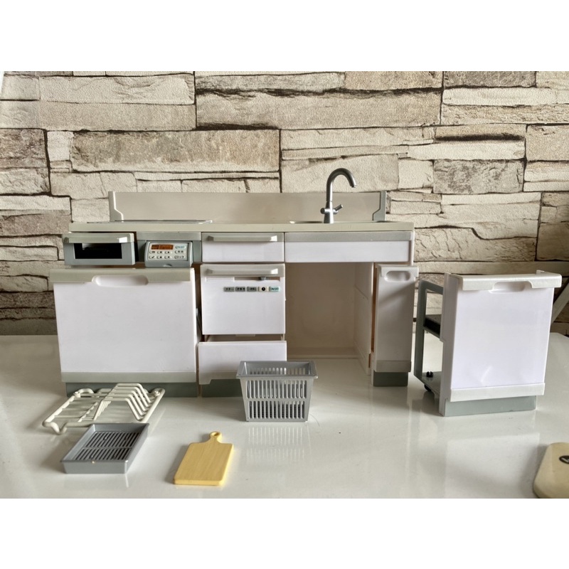 Mô hình bếp dài Rement cổ -used