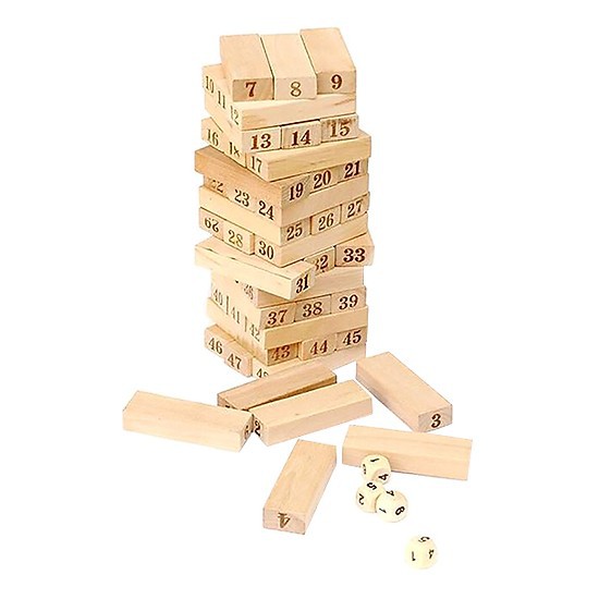 Trò chơi rút gỗ số loại to 18 cm Tomcityvn