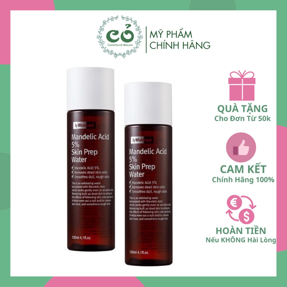 Dung Dịch Tẩy Da Chết Hoá Học By Wishtrend Mandelic Acid 5% Skin Prep Water 120ml | BigBuy360 - bigbuy360.vn