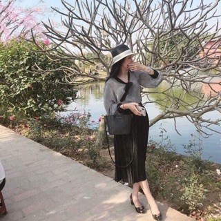 Áo sơ mi nơ kiểu tiểu thư