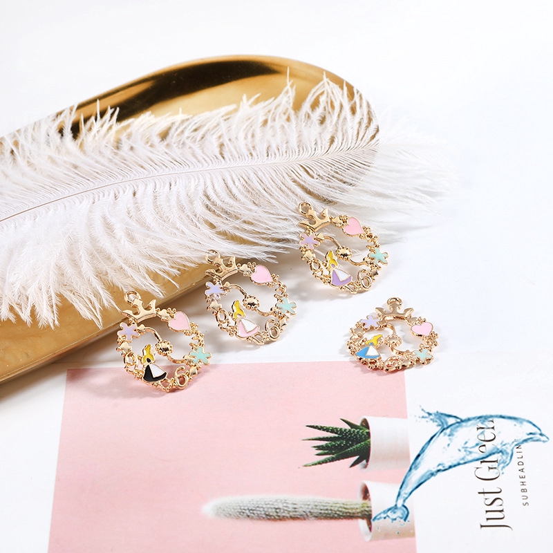 Phụ Kiện Làm Trang Sức Thủ Công Bằng Hợp Kim Tự Làm Mặt Dây Chuyền Trang Sức Vòng Tay / Nhẫn / Khuyên Tai Hình Thỏ / Nấm