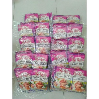 Combo Lốc 12 gói gia vị nêm sẵn lẩu Thái Aji-Quick gói 50g