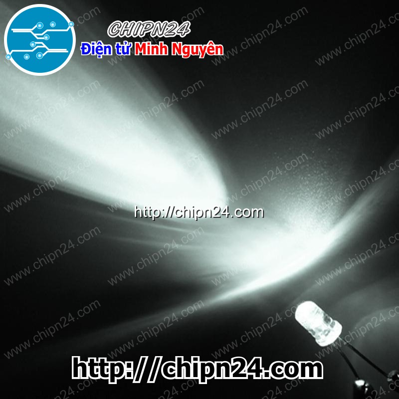 [50 CON] Led Siêu Sáng 5mm (Led Trong 5mm) - [Chọn Loại]